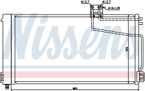 Mercedes C W203 Klima Radyatörü Kondanser A2035000054