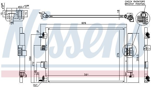 Ford Focus 3 2010-2020 Klima Radyatörü Kondanser DV6119710AB
