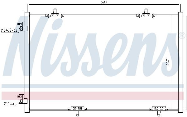 Peugeot 301 Citroen C-Elysee Klima Radyatörü Kondanser 9674994280