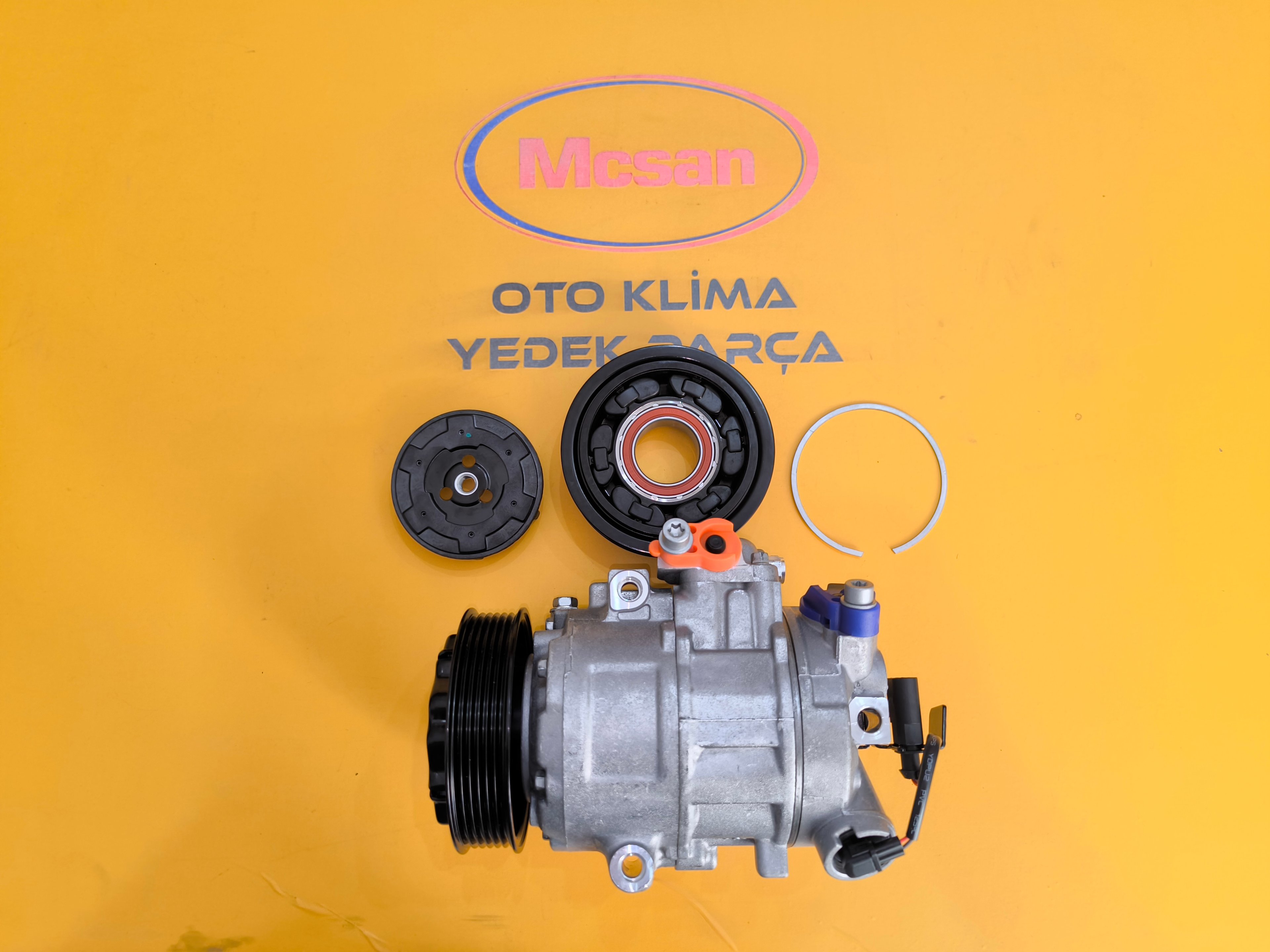 Volkswagen Polo Klima Kompresör Kasnak Seti DENSO 6PK