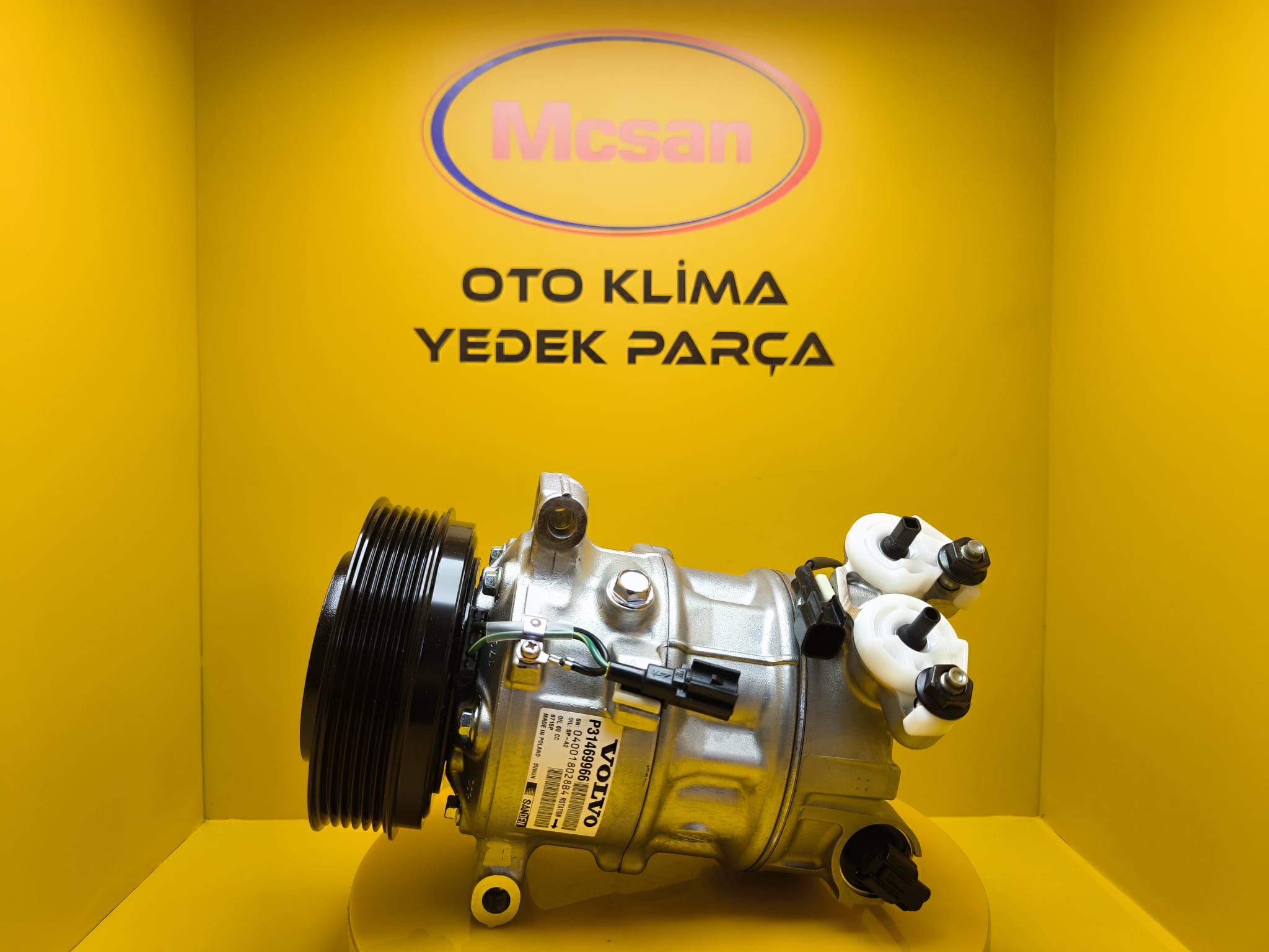 Volvo Klima Kompresör Flatörü Sanden Tipi 38631