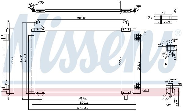 Opel Corsa F 1.2 - 1.5 2019+ Klima Radyatörü Kondanseri 9825371480