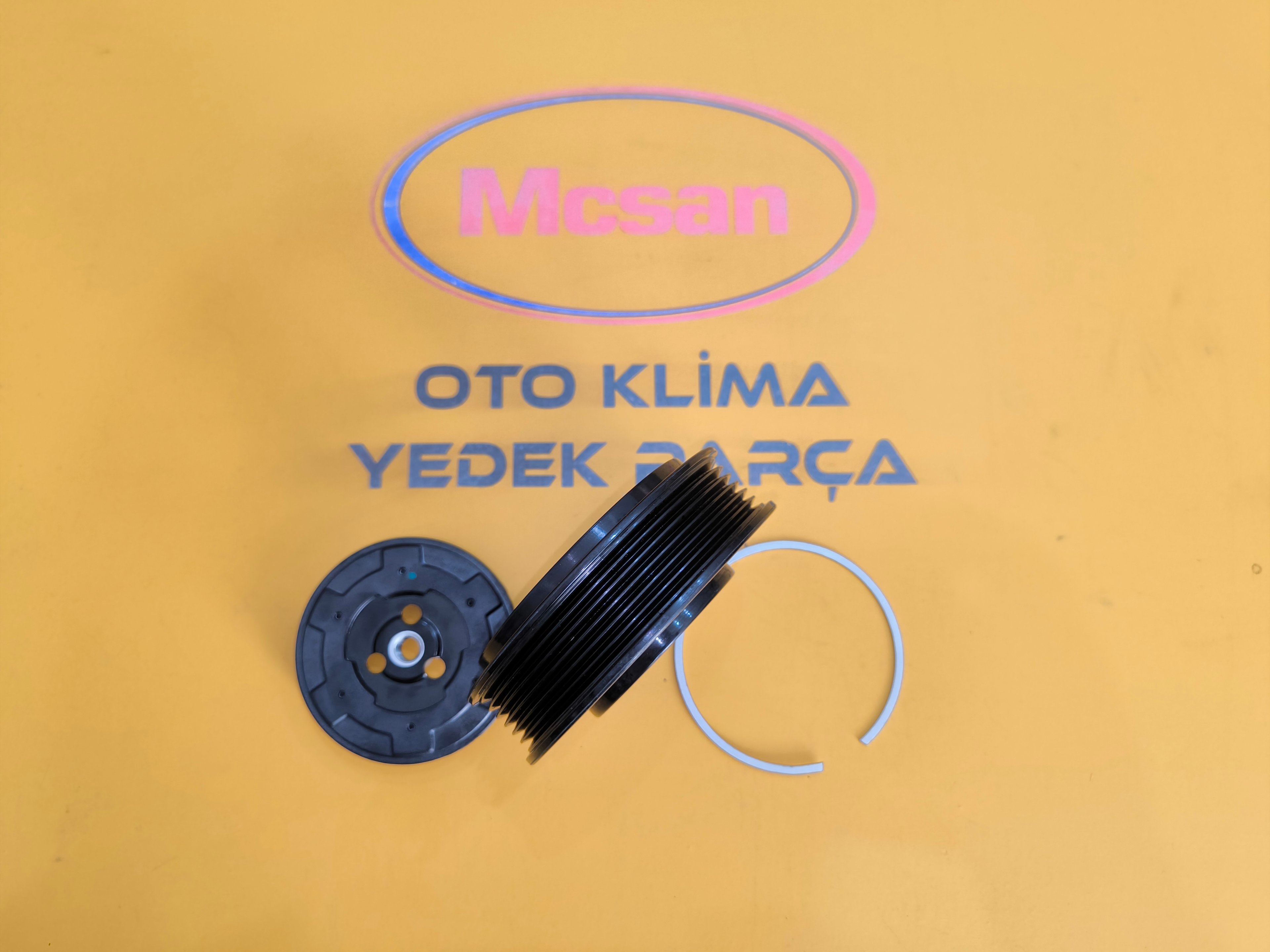 Volkswagen Polo Klima Kompresör Kasnak Seti DENSO 6PK