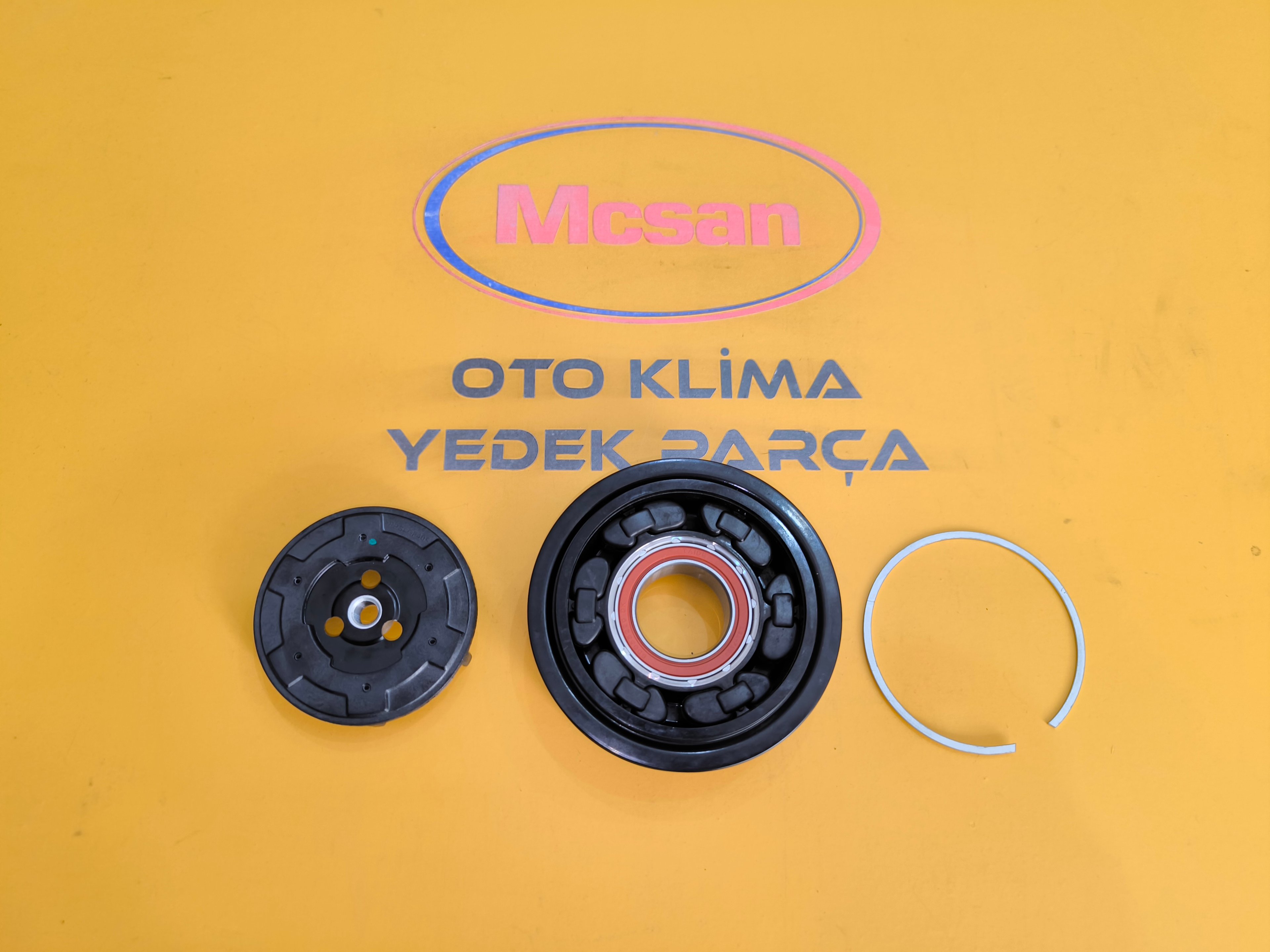 Volkswagen Polo Klima Kompresör Kasnak Seti DENSO 6PK