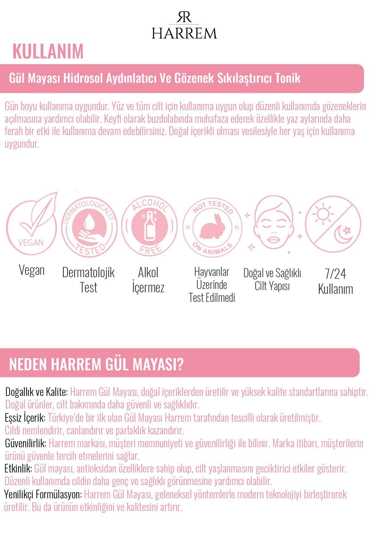 Gül Mayası Aydınlatıcı Ve Gözenek Sıkılaştırıcı Tonik