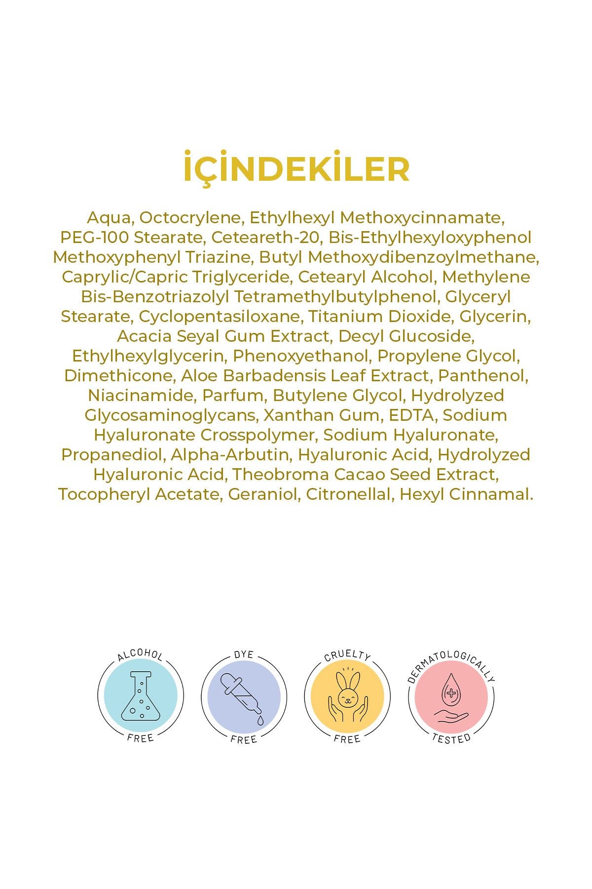 Leke Karşıtı Cilt Tonu Eşitleyici Yüksek Korumalı Güneş Kremi Spf 50+ 50ml (ALOE VERA ÖZLÜ) Pa++++