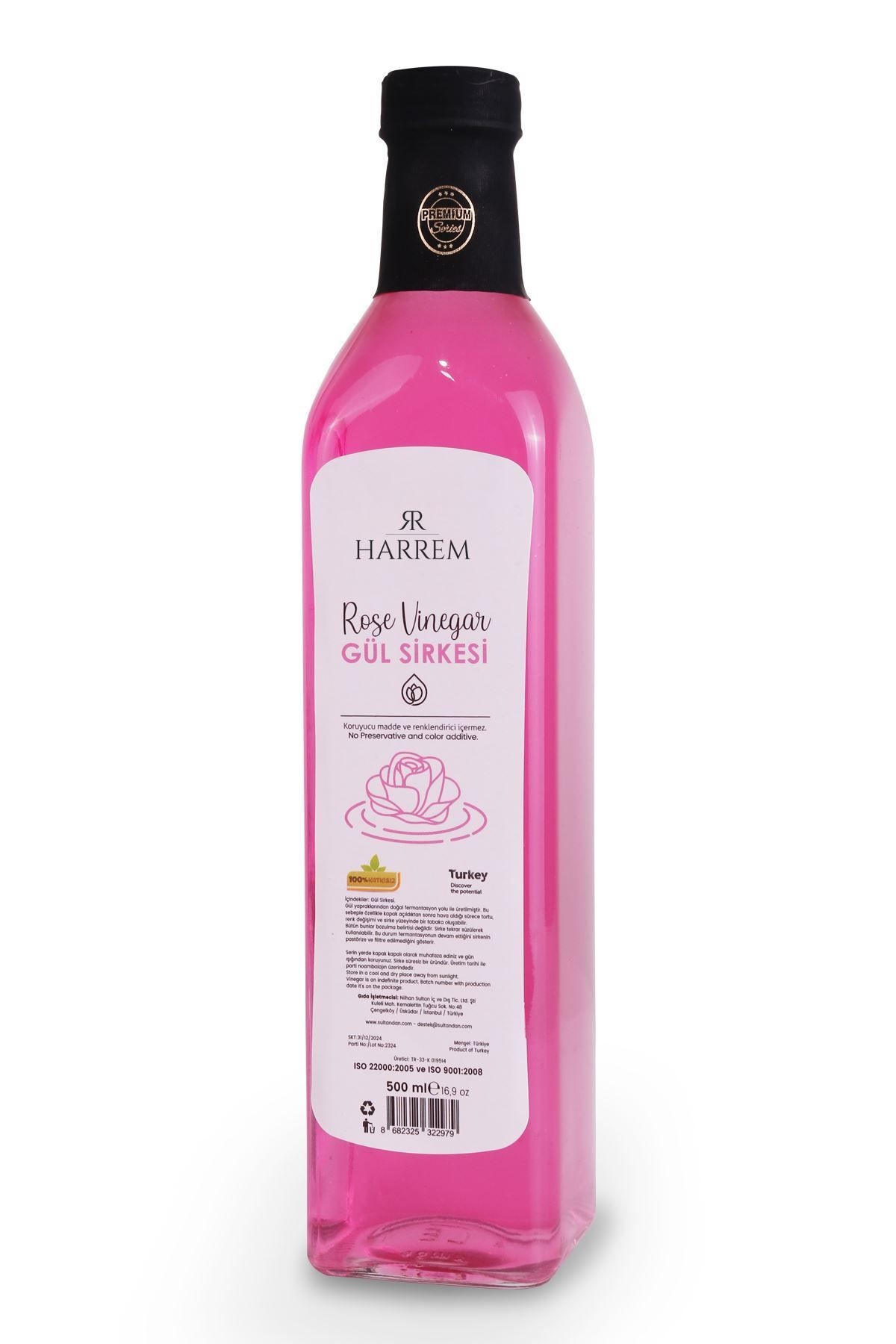 Gül Sirkesi Doğal Fermantasyon 500 ml