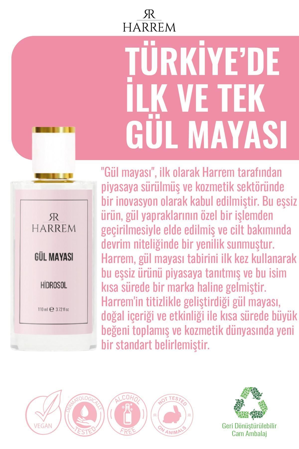 Gül Mayası Aydınlatıcı Ve Gözenek Sıkılaştırıcı Tonik