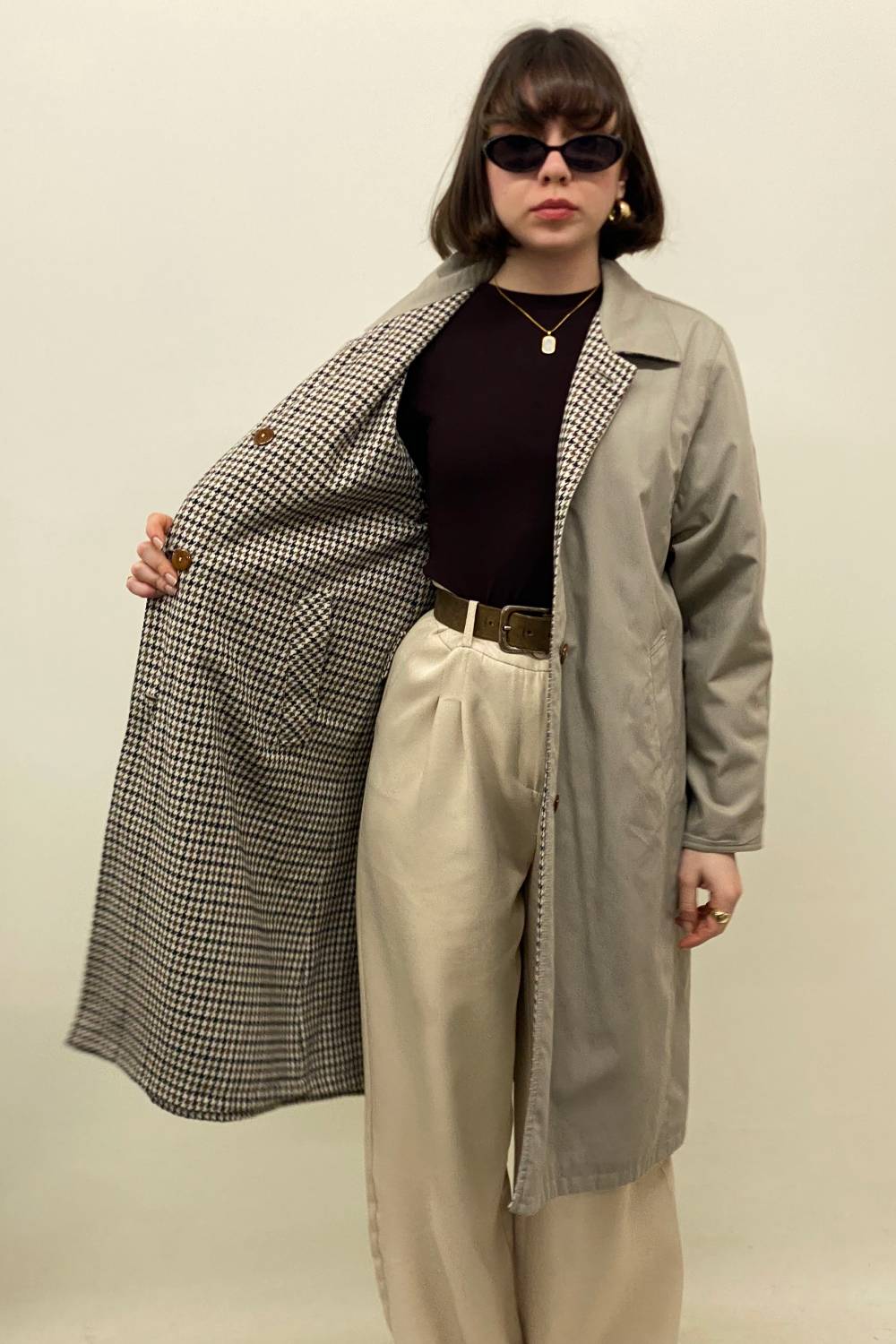 ÇİFT TARAFLI TRENÇKOT