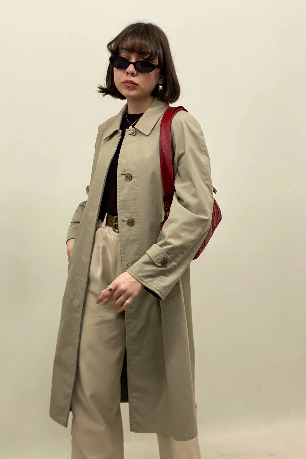 ÇİFT TARAFLI TRENÇKOT