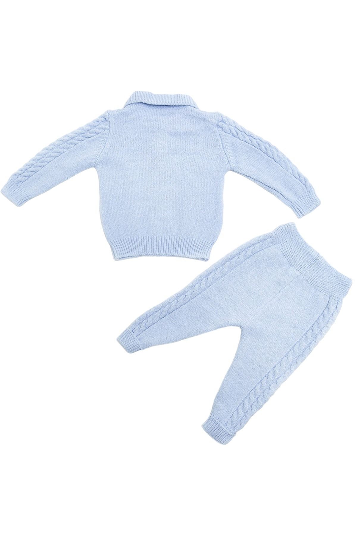 Bebek Triko Alt-Üst Takım 2’li Set, Bebek Triko Takım Unisex