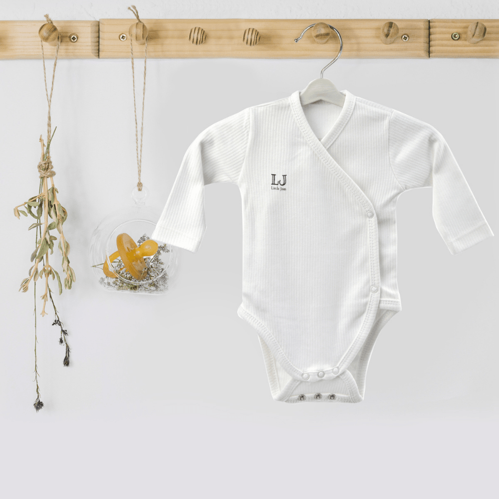 4'lü Bebek Body Set,Tulum+Zıbın+Şapka+Mama Önlüğü,%100 Organik Pamuk Bebek Hediye Set,Yenidoğan Set