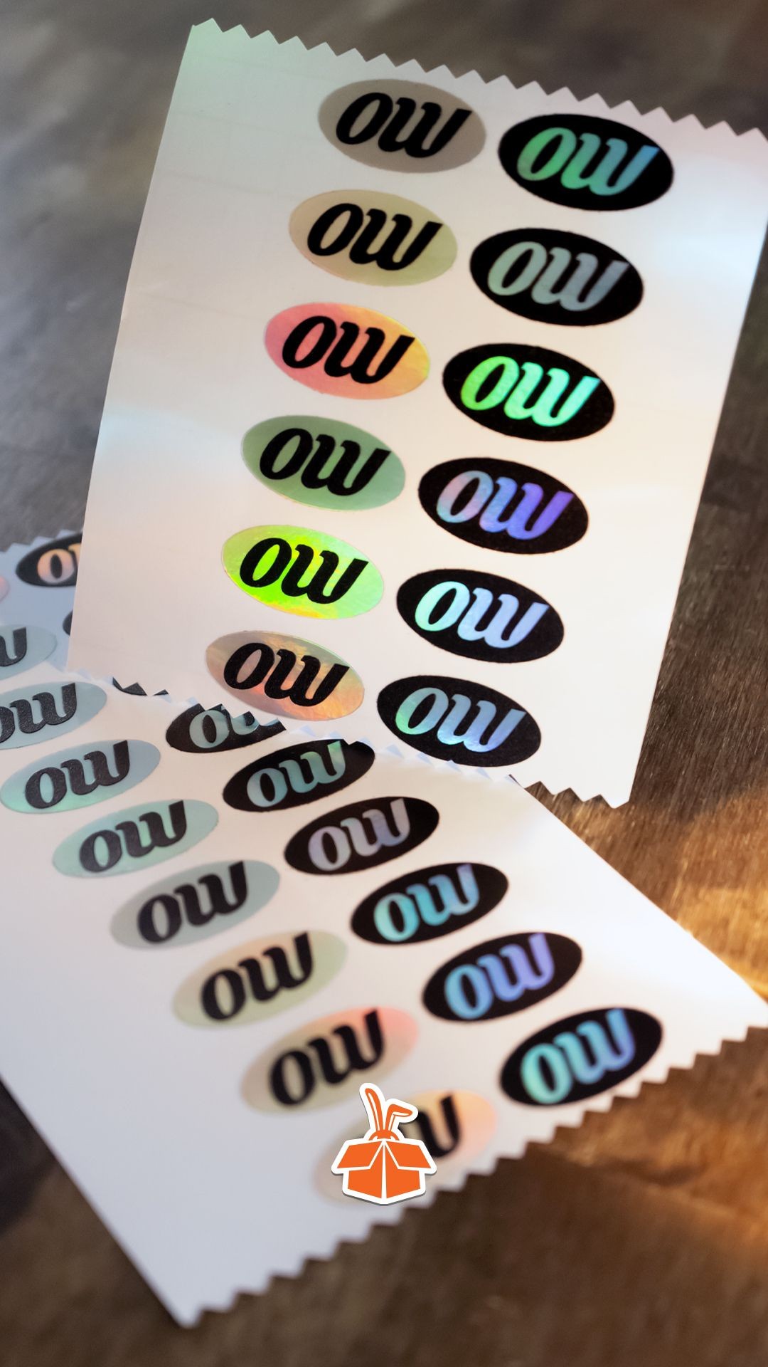 Hologram Dikdörtgen Ebat Sticker