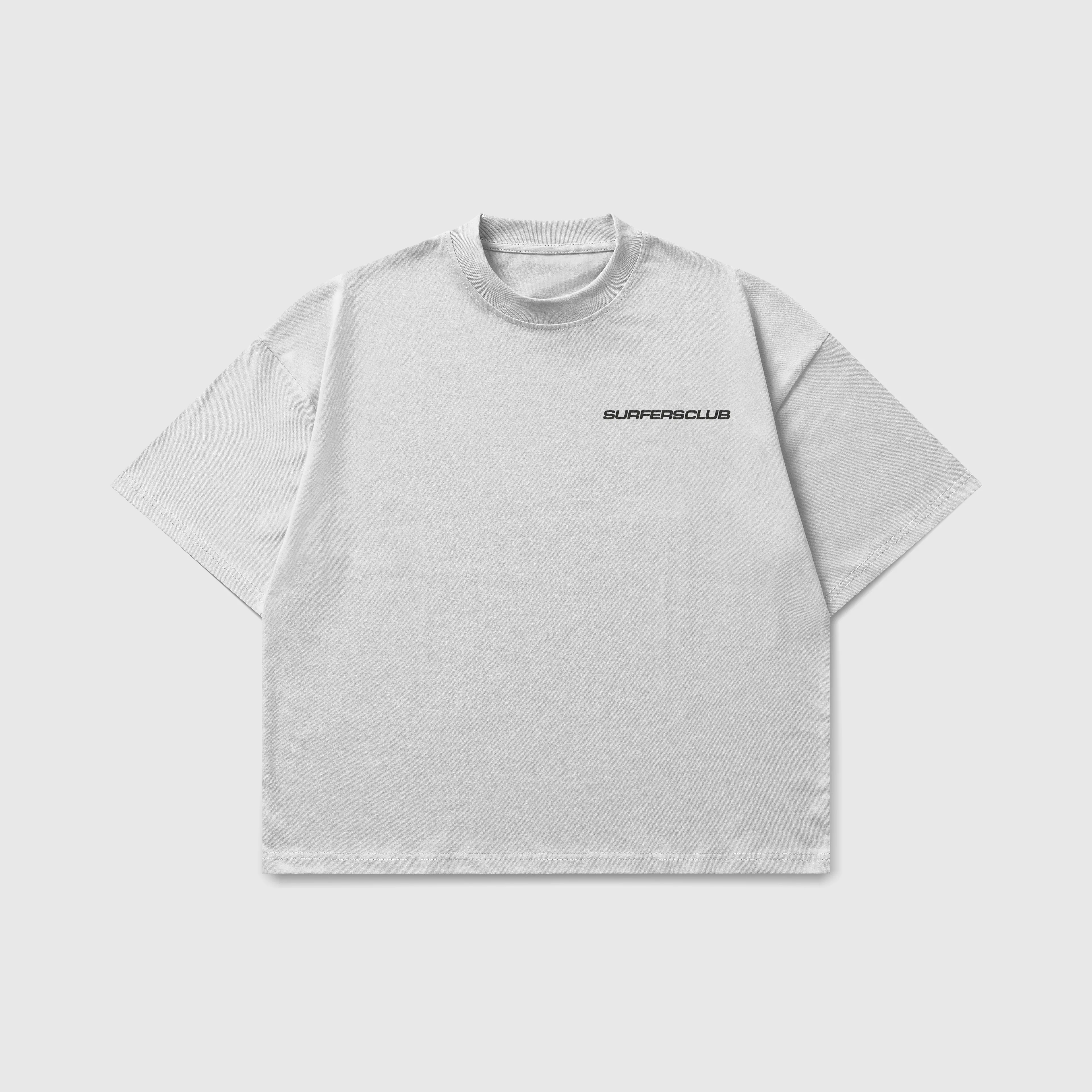 Surfersclub "Cosmic Rider" Boxy T-Shirt - Beyaz [Ön Sipariş]