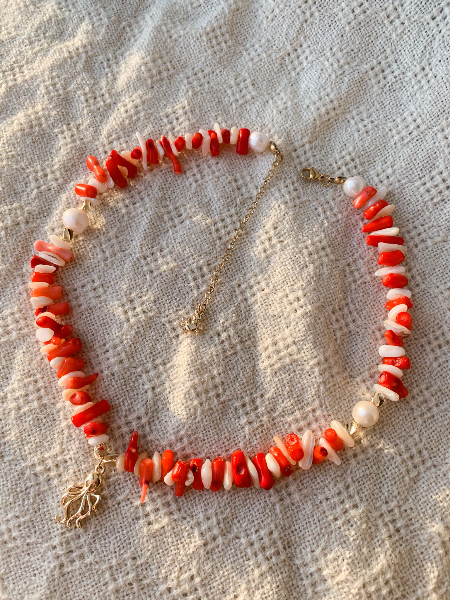 Ocean Ember Doğal Taş Kolye