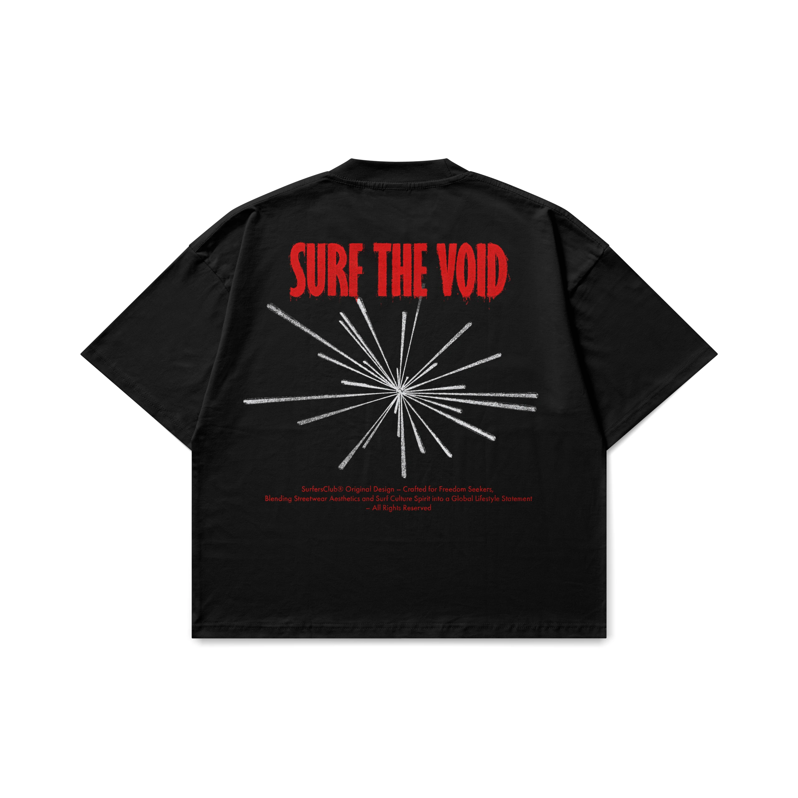 Surfersclub "The Void" Boxy T-Shirt - Siyah [Ön Sipariş]