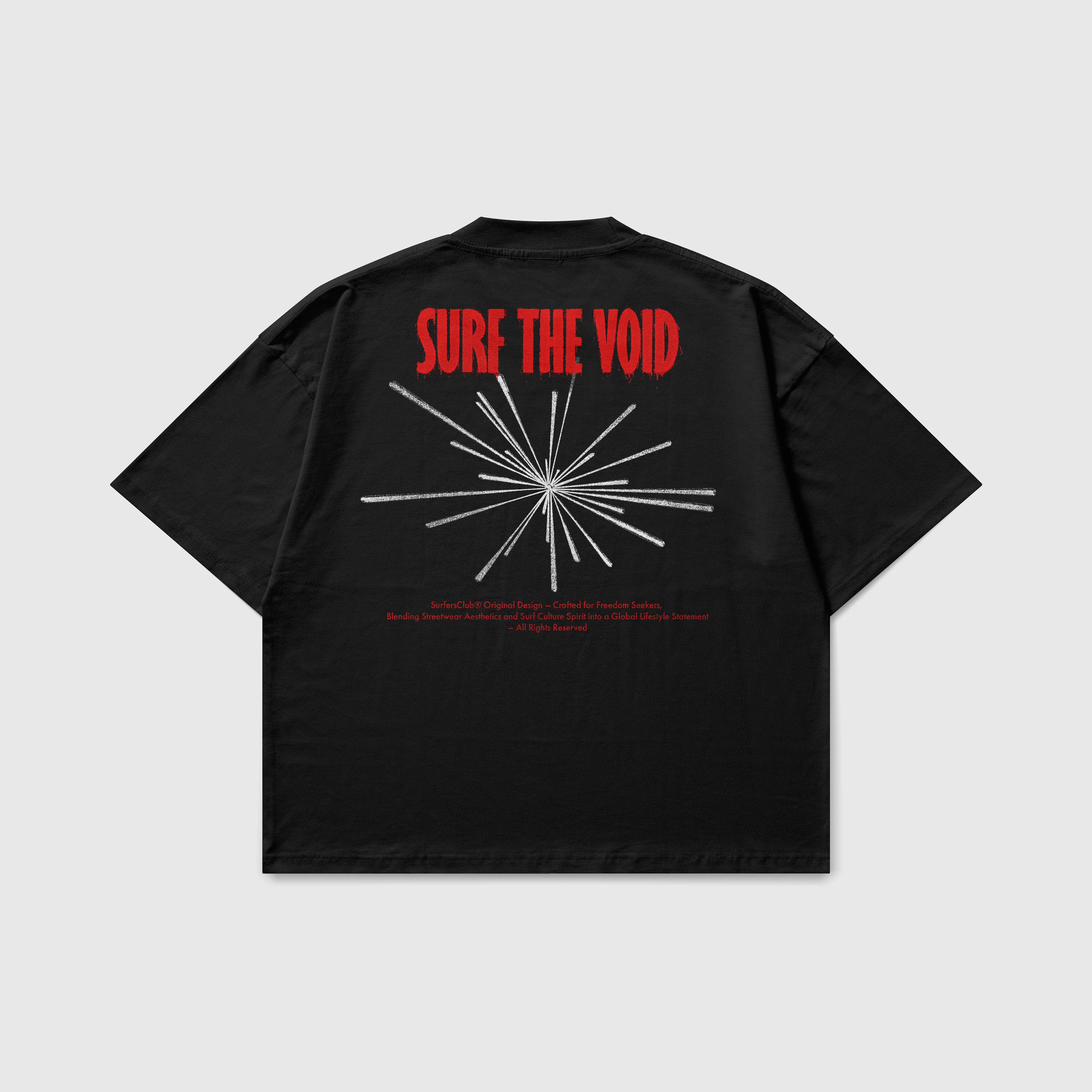 Surfersclub "The Void" Boxy T-Shirt - Siyah [Ön Sipariş]