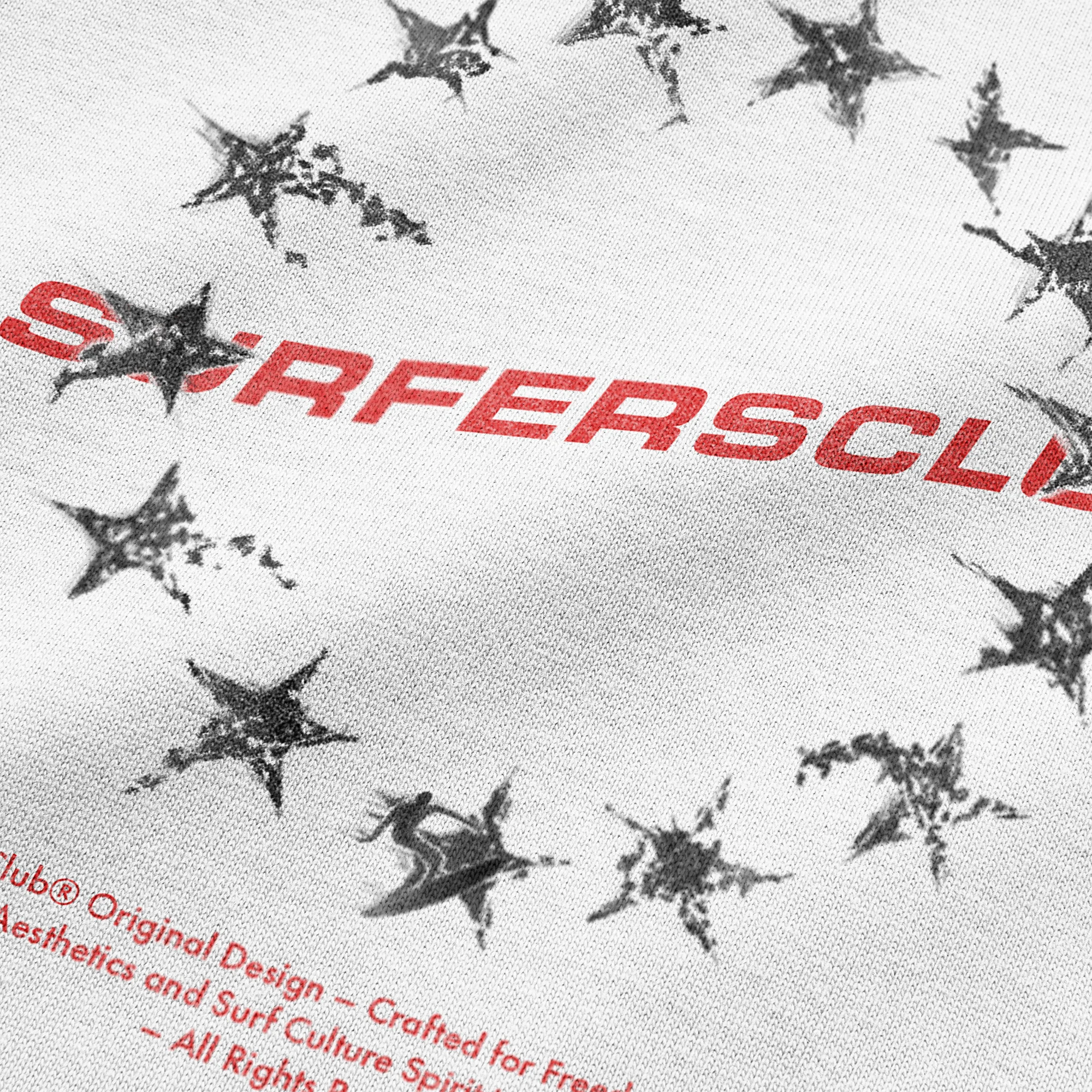Surfersclub "Cosmic Rider" Boxy T-Shirt - Beyaz [Ön Sipariş]