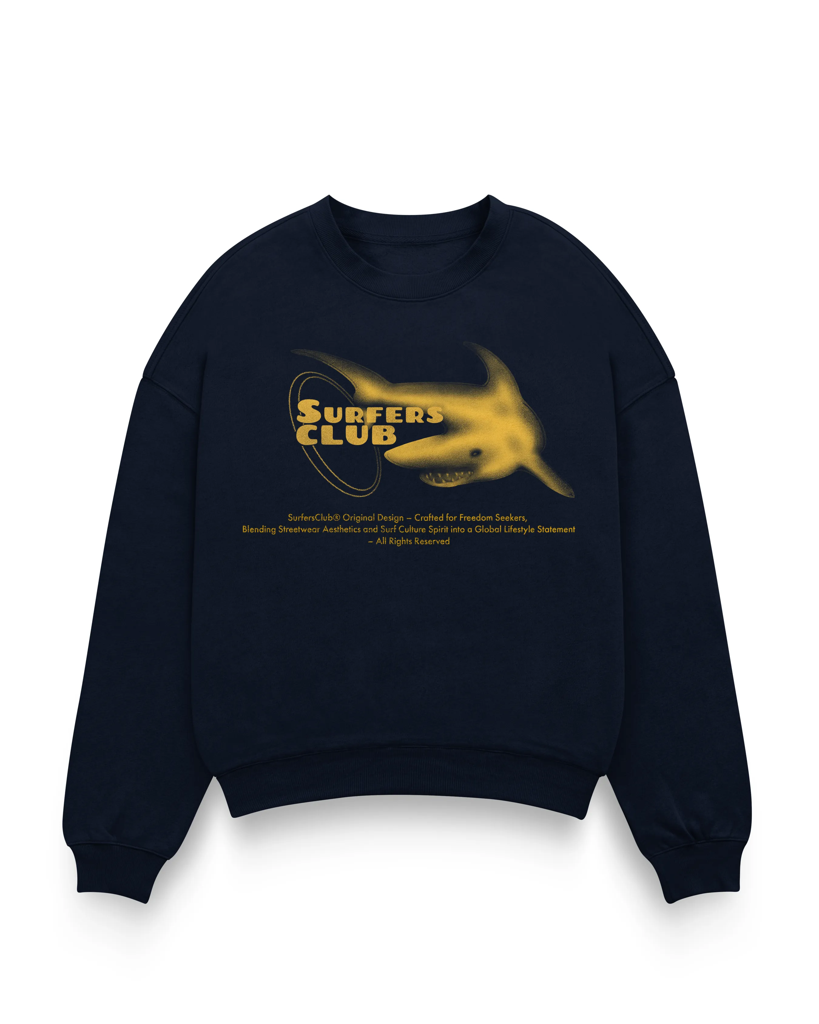Surfersclub "The Shark" Heavyweight Sweatshirt - Navy [Pre Order ]