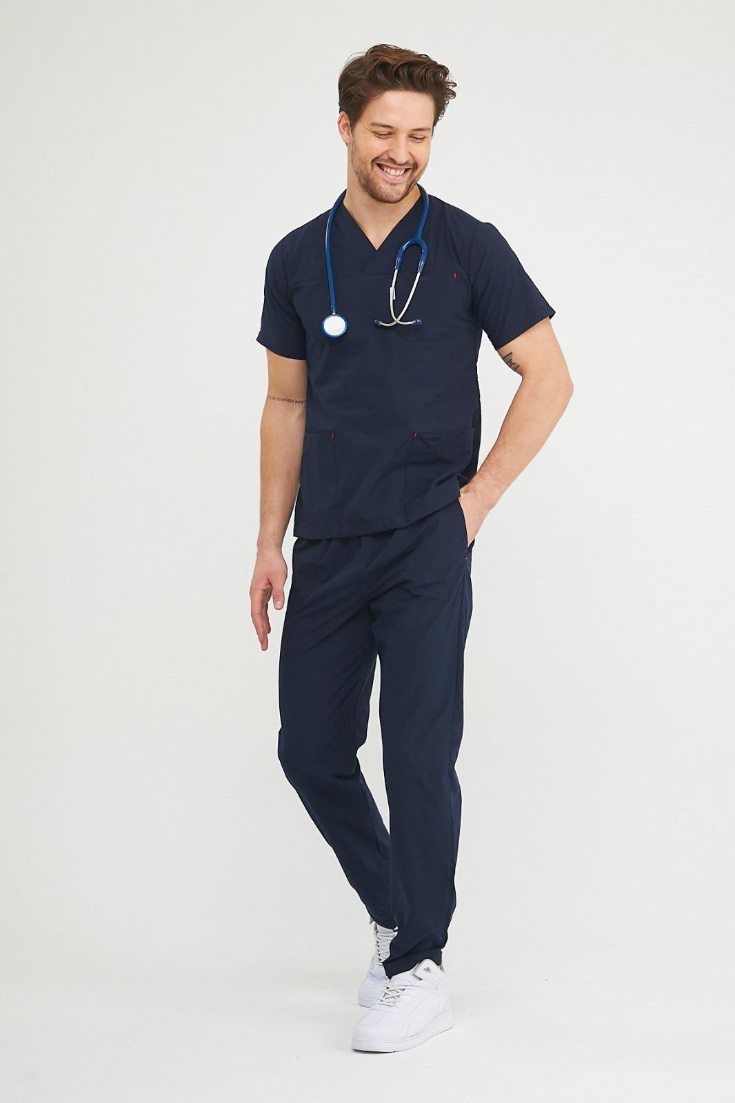 PLUTON Scrubs Lacivert Forma