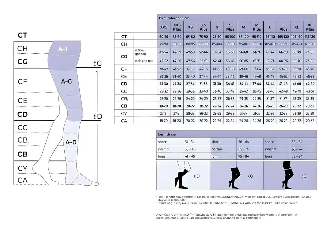 Sigvaris Comfortable Serisi Dizaltı – Diz Altı Varis Çorabı | Etkileyici Opak Görünüm (BEJ) CCL2 ORTA BASINÇ