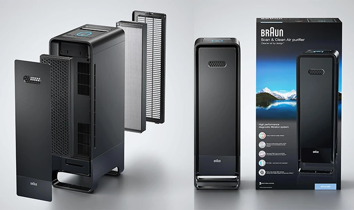 BRAUN BFD104BE2 Scan & Clean Hava Temizleyici