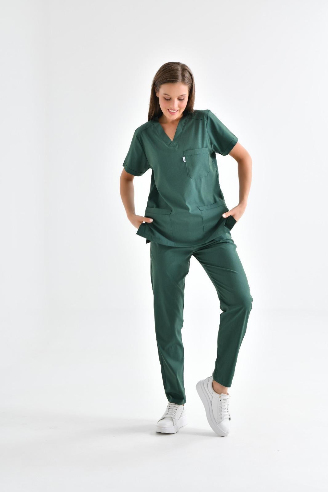 PLUTON Scrubs Avcı Yeşili Forma