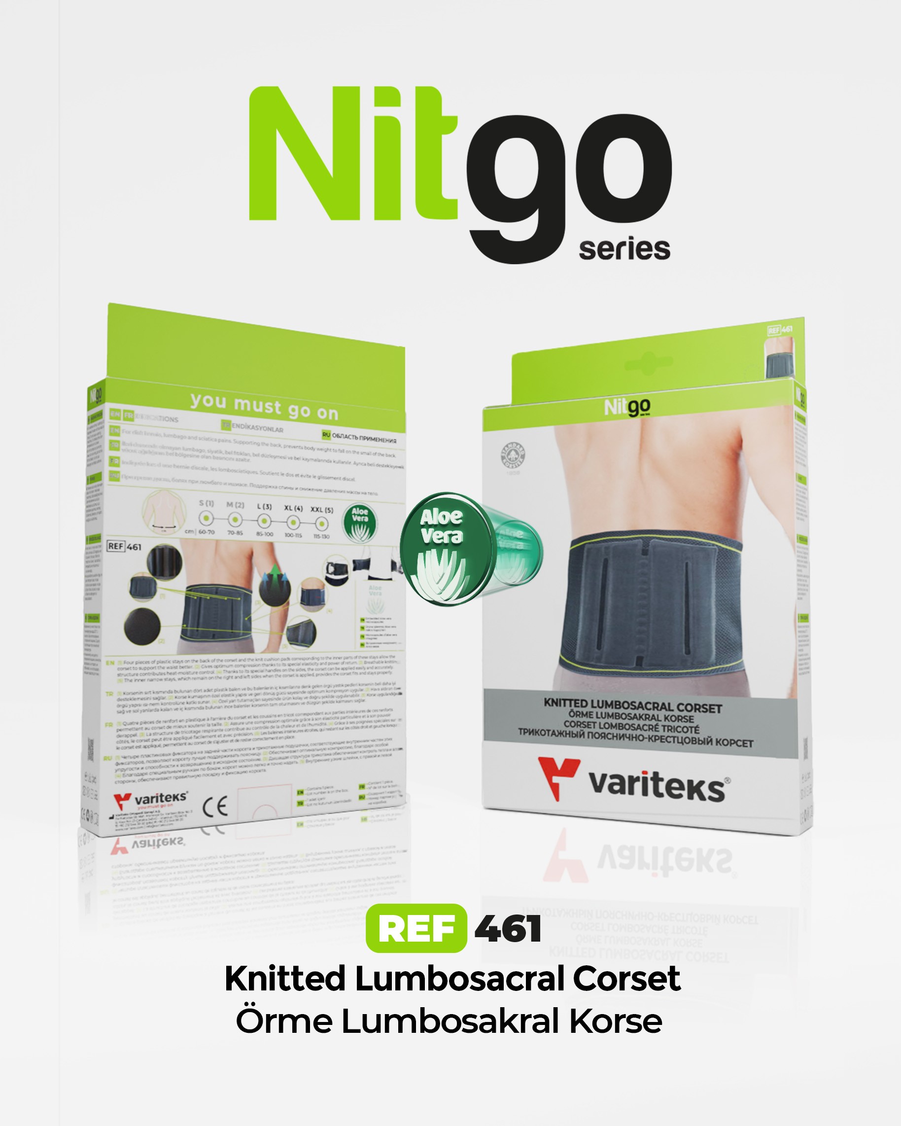 Örme Lumbosakral Korse Nitgo REF 461
