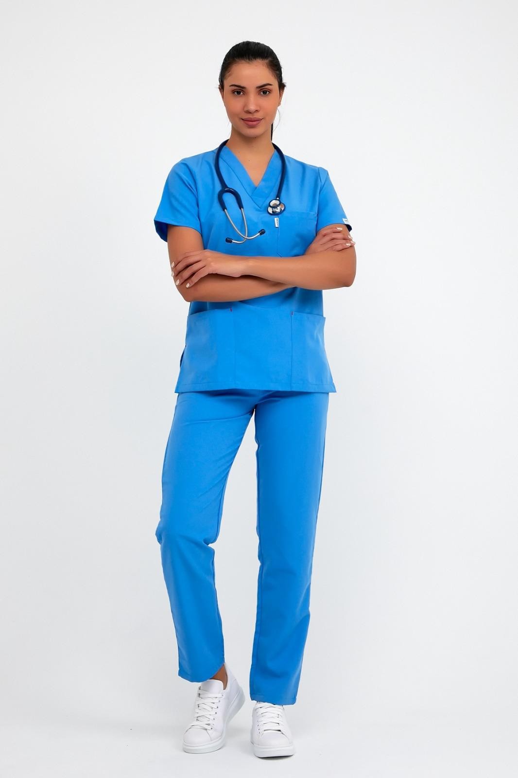 PLUTON Scrubs Açık Mavi Forma