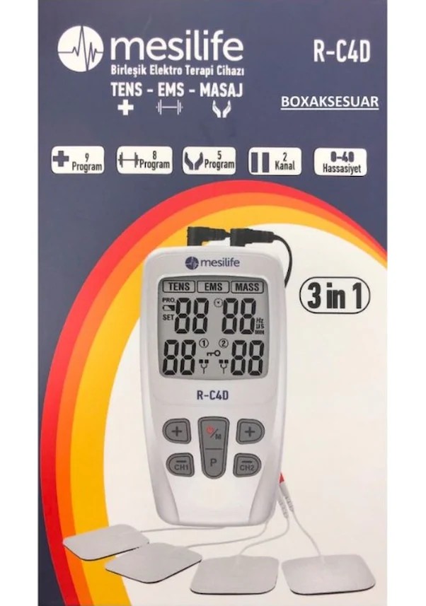 Mesilife R-C4D Ems - Tens - Masaj Terapi Cihazı