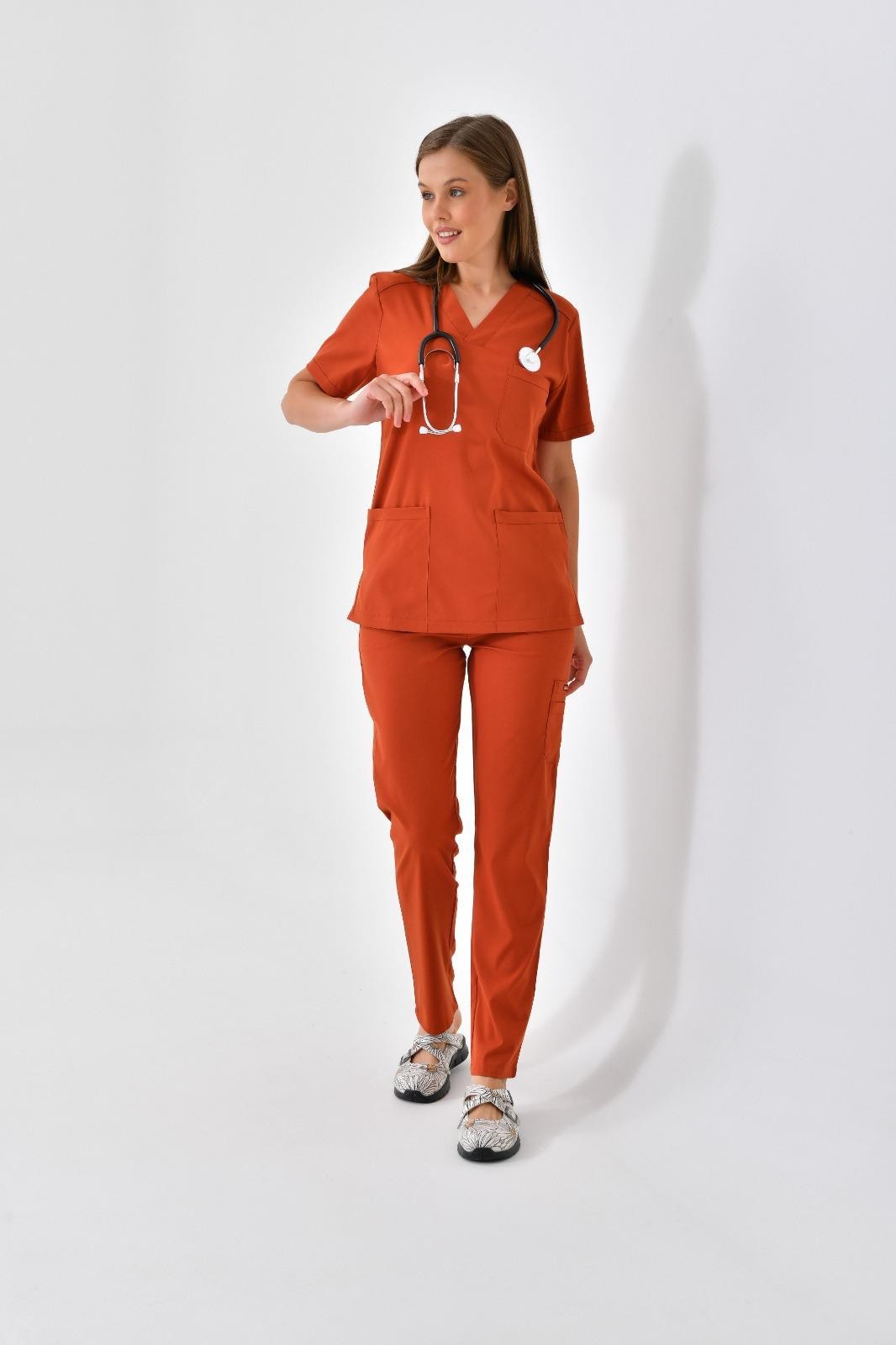 PLUTON Scrubs Tarçın Rengi Forma