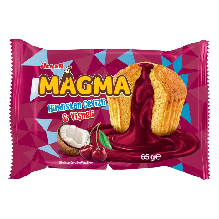 Ülker Magma Hindistan Cevizli & Vişneli Kek 65 Gr