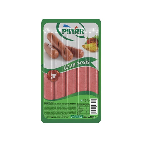 Pınar Soyulmuş Uzun Dana Sosis 225 Gr
