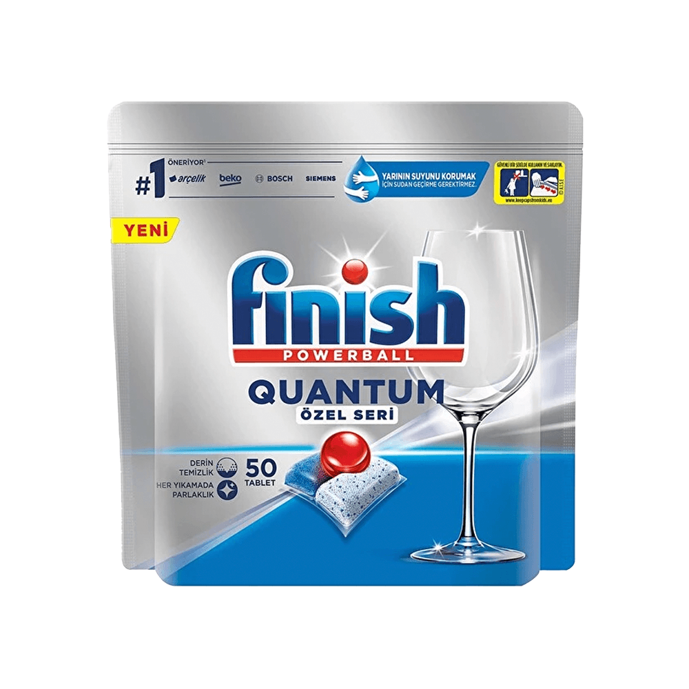 Finish Quantum Özel Seri Bulaşık Makinesi Tableti 50'li