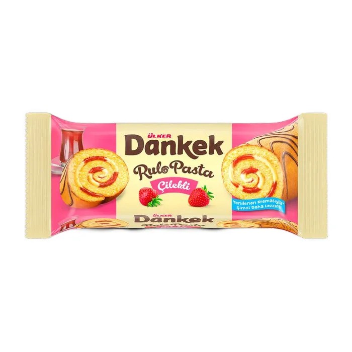 Ülker Dankek Rulo Pasta Çilekli 235 Gr