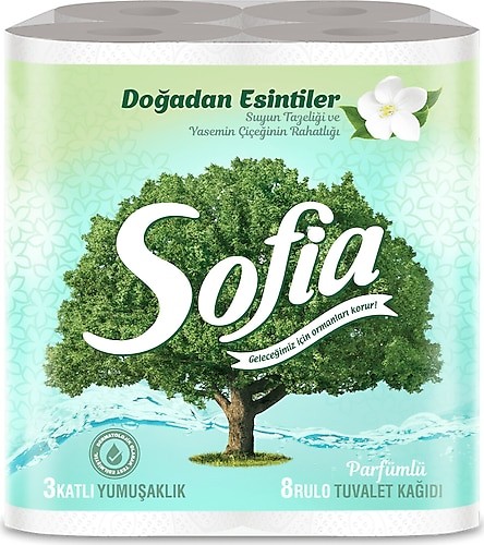 Sofia Tuvalet Kağıdı 3 Katlı 8li