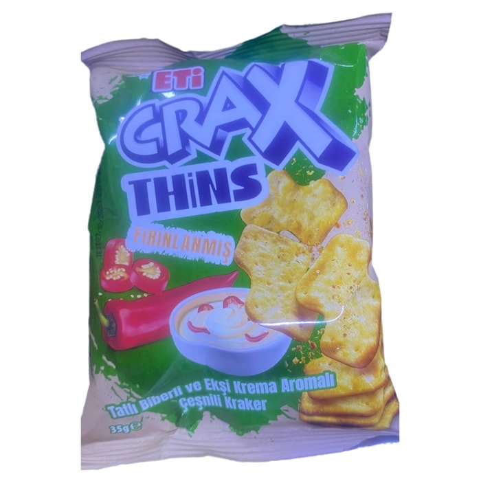Eti Crax Thins Fırınlanmış Kraker 35 Gr