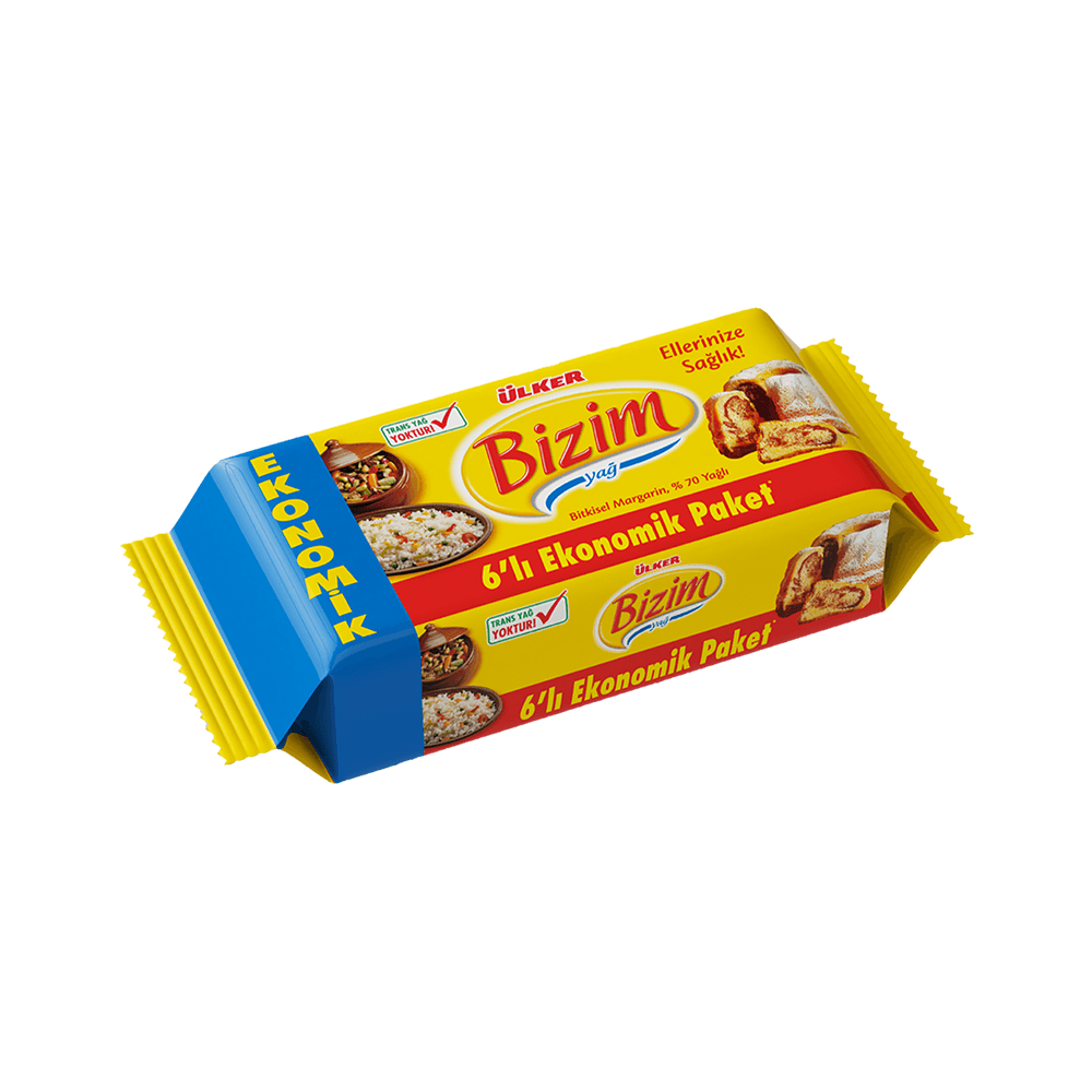 Bizim Paket Margarin Ekonomik Paket (6x250 Gr)