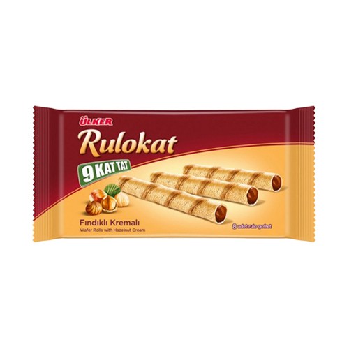 Ülker Rulokat 9 Kat Tat Fındıklı Kremalı Gofret 42 Gr