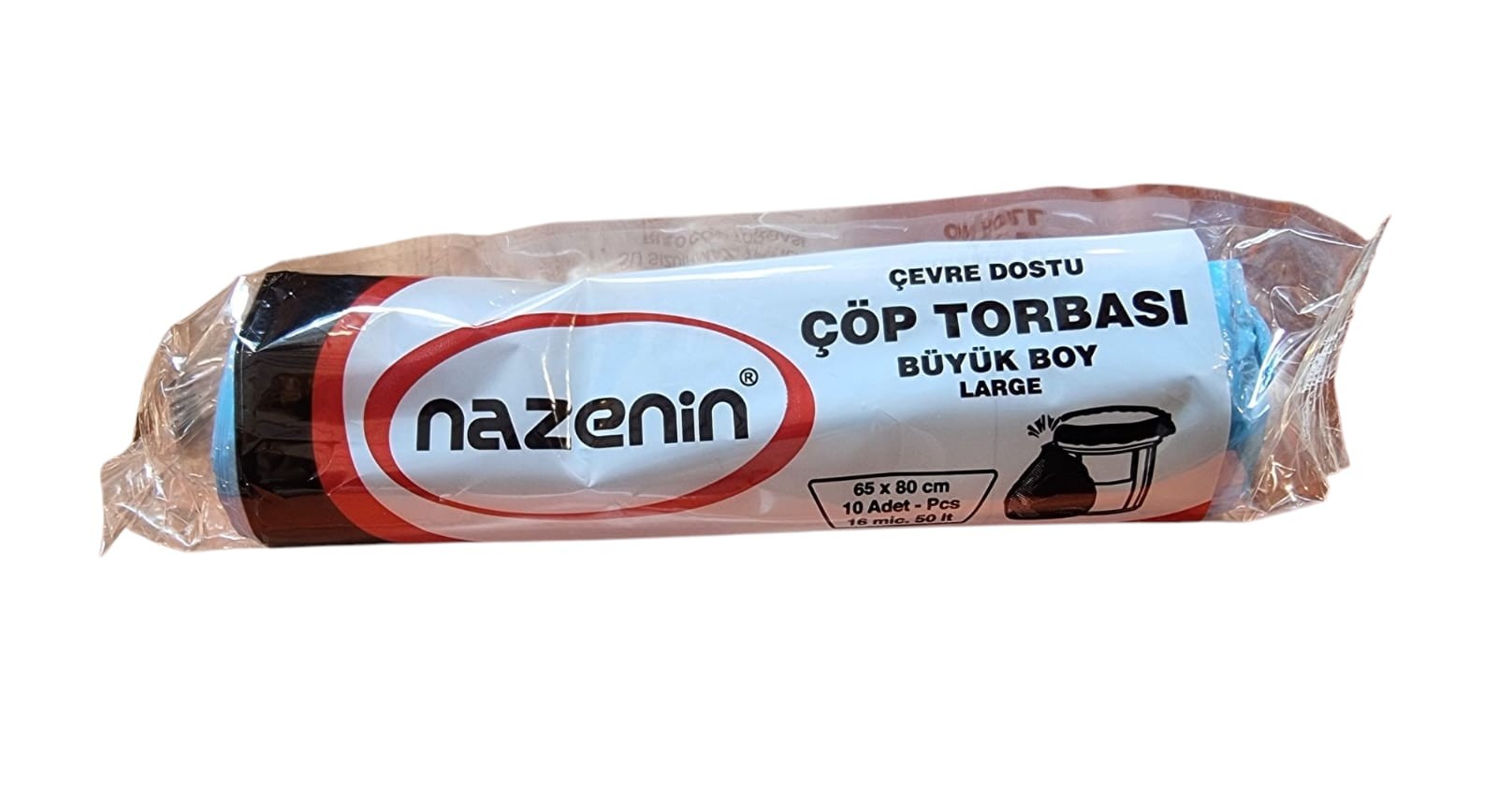 Nazenin çöp torbası 10 adet büyük boy 65x80 cm
