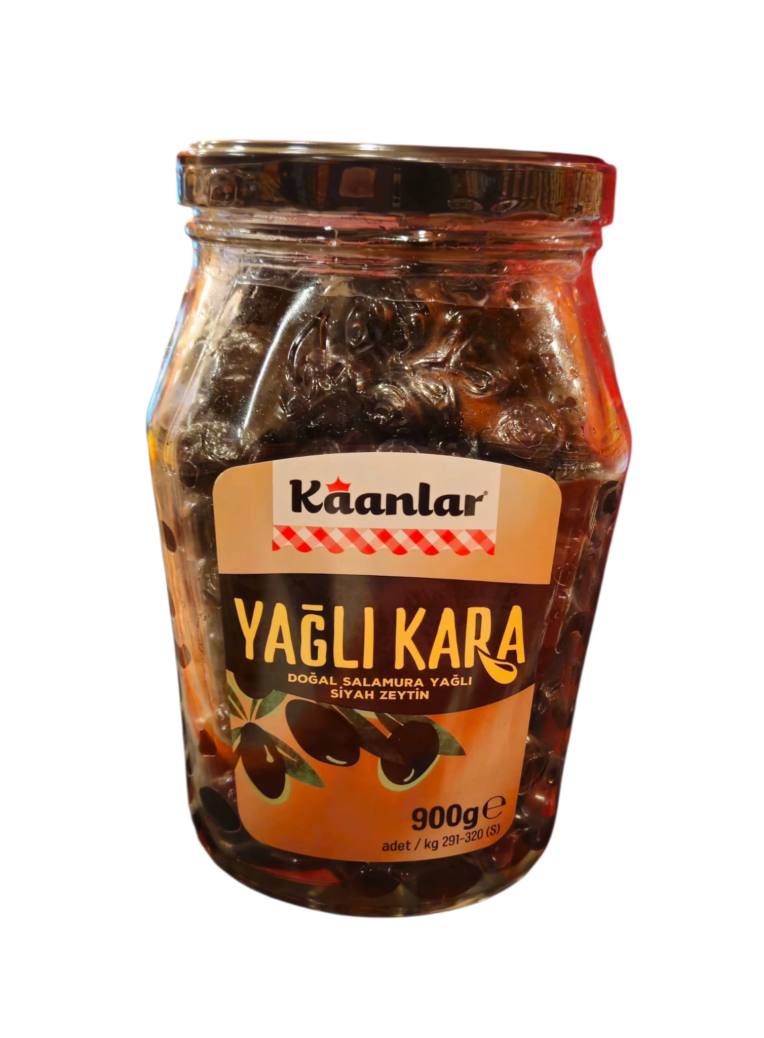 Kaanlar Yağlı Kara Siyah Zeytin 900 Gr