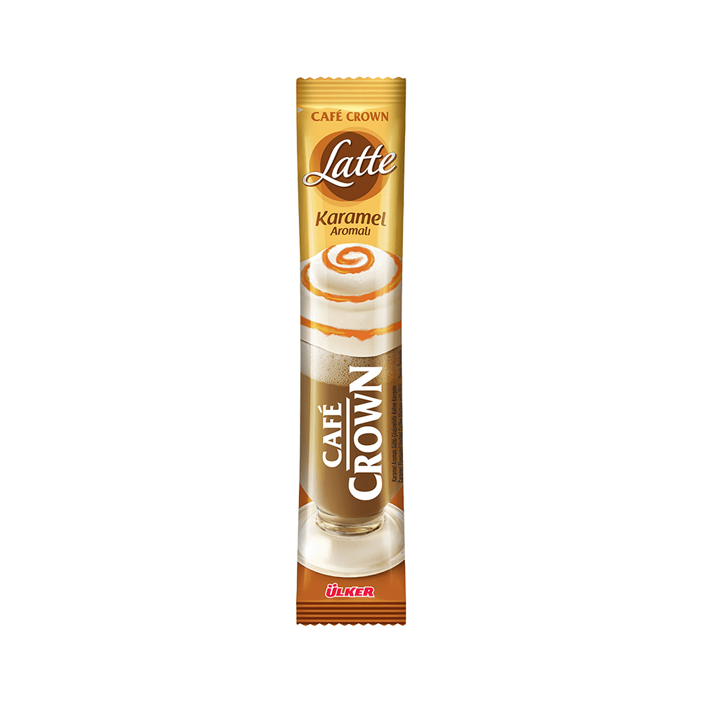 Ülker Cafe Crown Latte Karamel Aromalı Hazır Kahve 17 g
