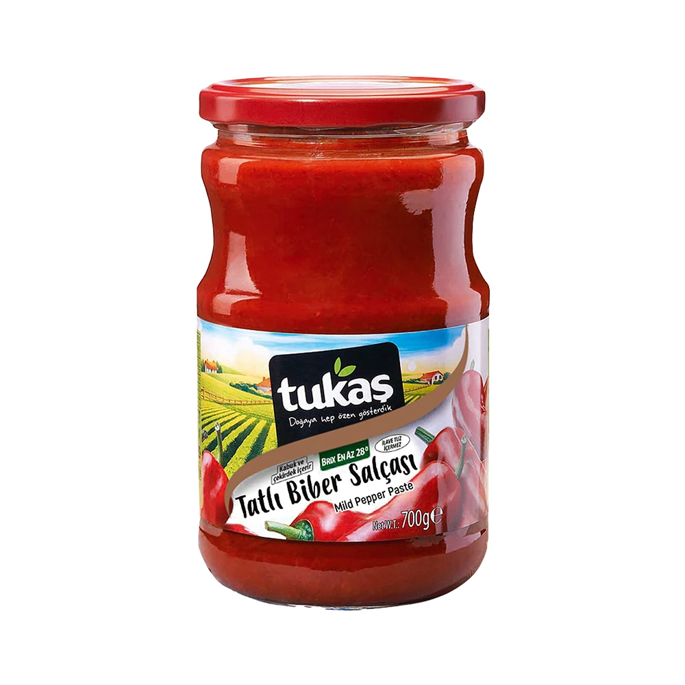 Tukaş Tatlı Biber Salçası 700 Gr