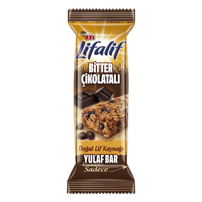 Eti Bar Müsli Lifalif Bitter Çikolatalı 35 Gr