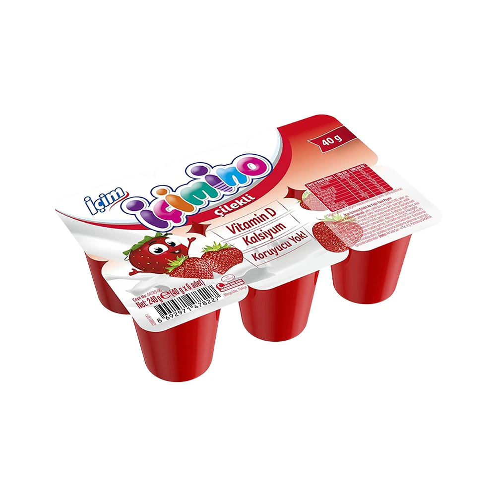 İçim Yoğurt İçimino Büyüme Küpü Çilekli 6x40 Gr