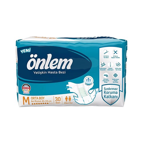 Önlem Yetişkin Hasta Bezi M Boy (30'lu)