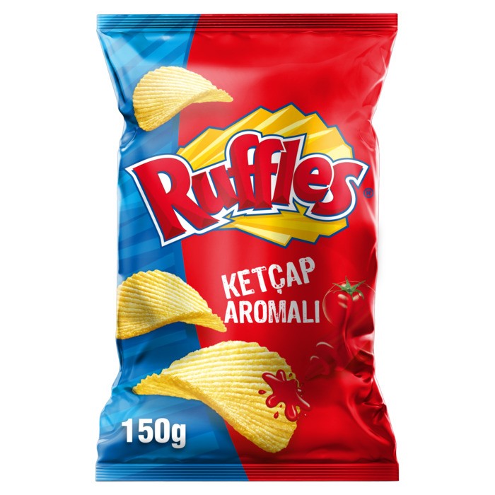 Ruffles Cipsi Parti Boy Ketçaplı Patates 150 Gr