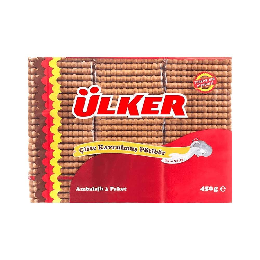 Ülker Pötibör Çifte Kavrulmuş Bisküvi 450 Gr
