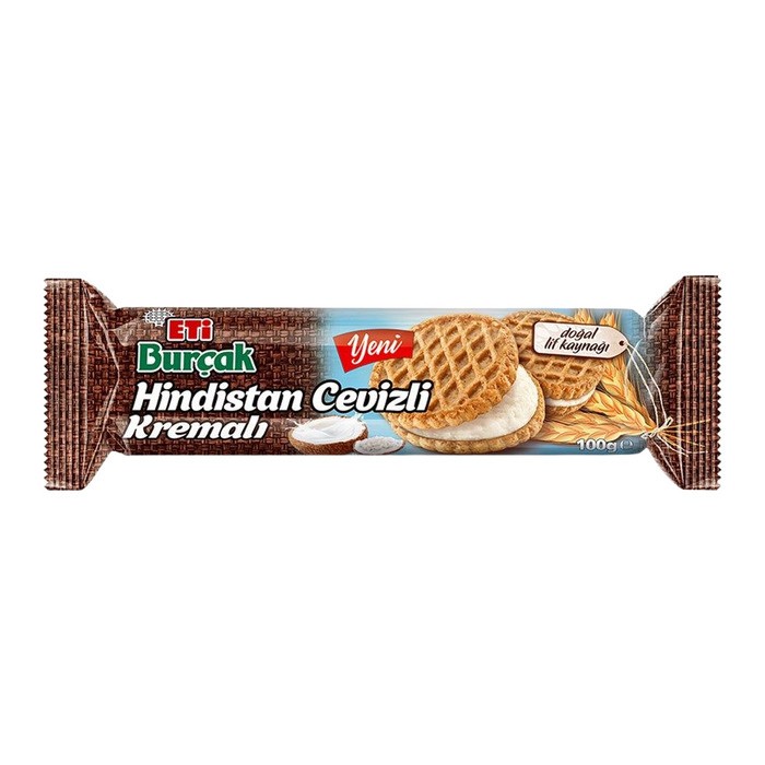 Eti Burçak Hindistan Cevizli Kremalı 100 Gr