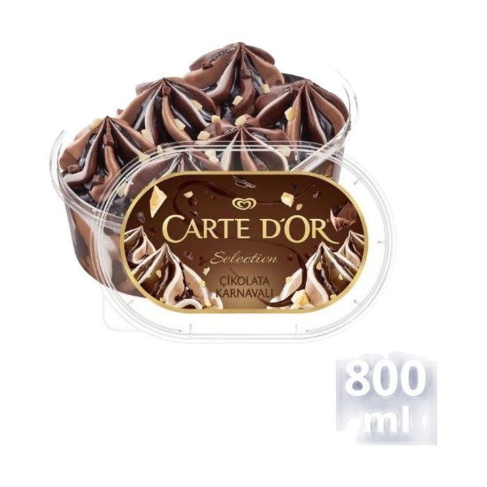 Algida Carte D'Or Selection Çikolata Karnavalı 800 Ml